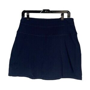 NWT Teez Her Navy Tummy Control Skort Size Large Stretch Cotton Blend Slimming